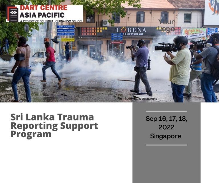 DCAP Sri Lanka Trauma Reporting Support Program | 16-18 September 2022 | Singapore