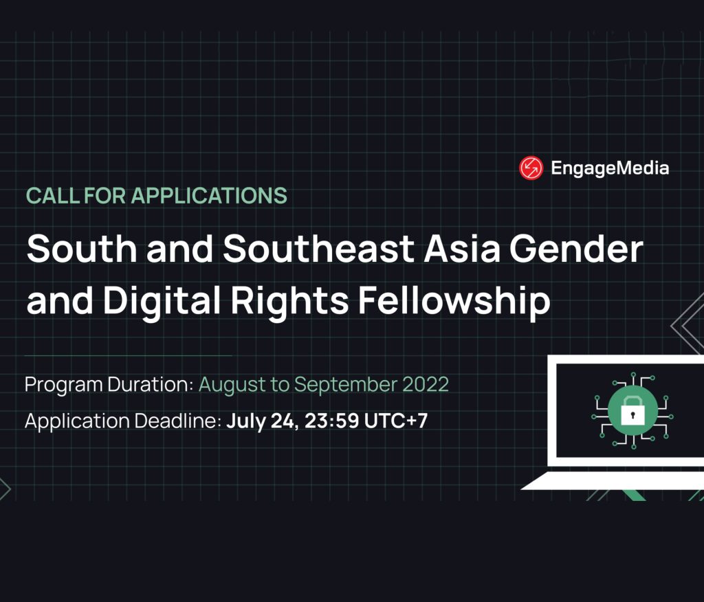 Call for Applications: South and Southeast Asia Gender and Digital ...