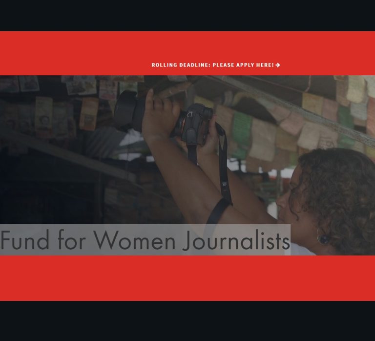 IWMF’s fund for women journalists open [Worldwide]