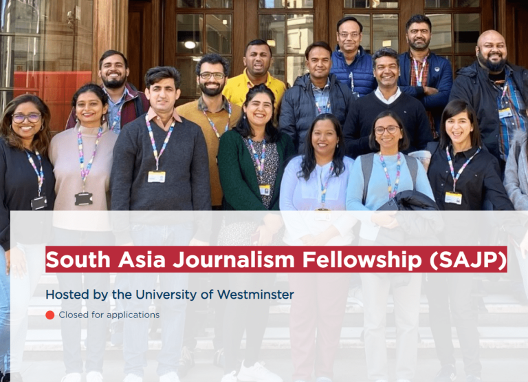 South Asia Journalism Fellowship (SAJP)