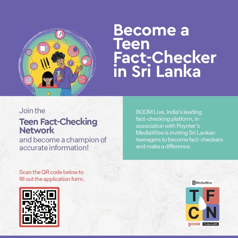 Become a Teen Fact-Checker in Sri Lanka