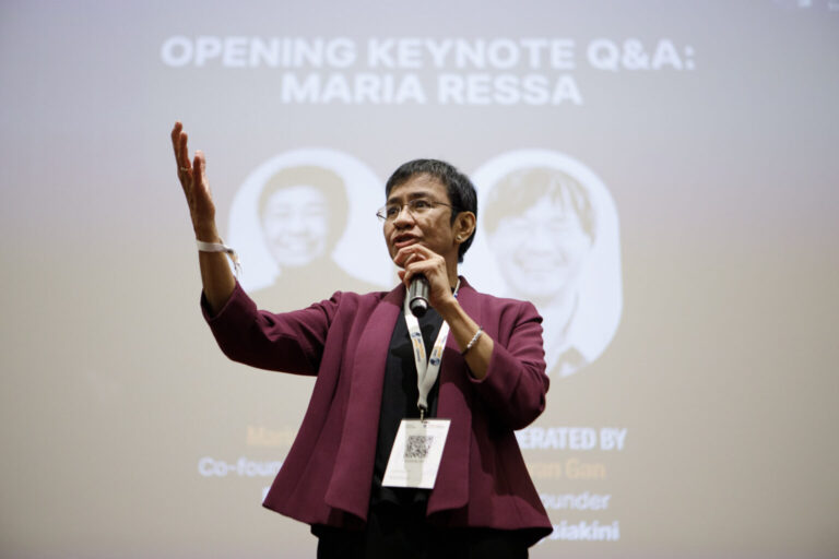 At GIJC25, Nobel Prize Laureate Maria Ressa Calls for ‘Radical Collaboration’ to Combat Misinformation and Preserve Press Freedom