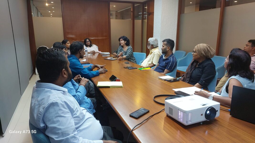 Orientation session on “Strengthening Resilience Against Disinformation in Sri Lanka,” held on 15 July 2025. Image courtesy of Ayodhya Kiriella.