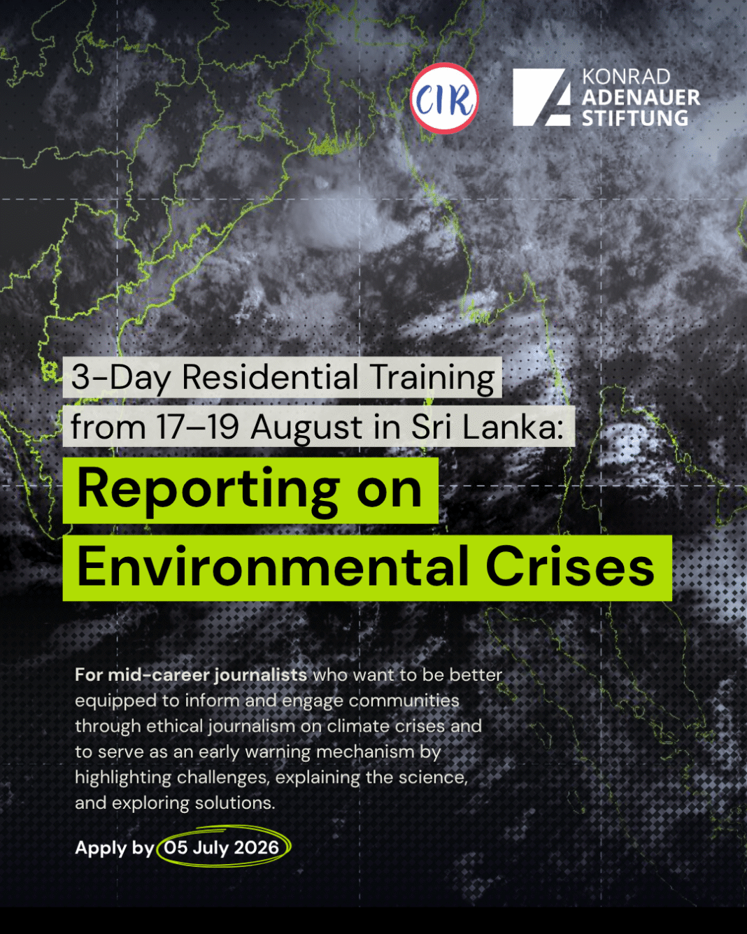 Application Call: Reporting on Environmental Crises